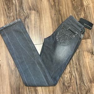 NWT Mek Denim Glasgow Straight Legs Jeans Sz 26/34